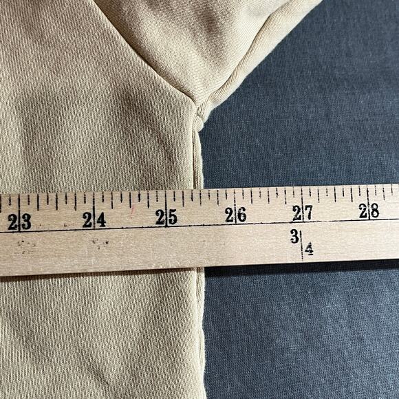 Saint Kaizen Hoodie Sweatshirt Mens Size 2XL Tan Bible Verses Logo Graphic Print - Picture 14 of 14